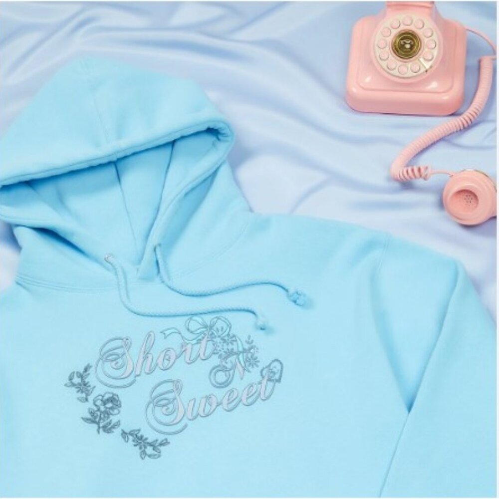 Sabrina Carpenter Short n Sweet Blue Hoodie